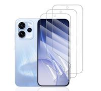 Hhfcryst Films de Protection d'écran en Hydrogel pour Oppo Reno15 Pro, 3 Pièces HD Souple TPU Film Hydrogel Transparent Haute Sensibilité Film Protecteur (verre non trempé)