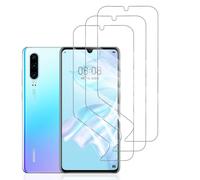Hhfcryst Protector de Hidrogel Protector para Huawei P30, 3 Piezas TPU Protectores de Pantalla HD Transparente Suave (Vidrio no templado)