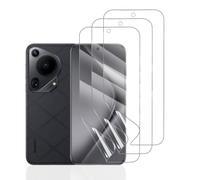 Hhfcryst Protector de Hidrogel Protector para Huawei Pura 70 Ultra, 3 Piezas TPU Protectores de Pantalla HD Transparente Suave (Vidrio no templado)