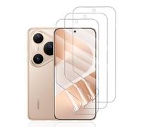 Hhfcryst Protector de Hidrogel Protector para Huawei Pura 80 Pro, 3 Piezas TPU Protectores de Pantalla HD Transparente Suave (Vidrio no templado)