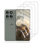 Hhfcryst Protector de Hidrogel Protector para Motorola Edge 60 Pro, 3 Piezas TPU Protectores de Pantalla HD Transparente Suave (Vidrio no templado)