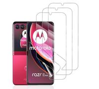 Hhfcryst Protector de Hidrogel Protector para Motorola Razr 40 Ultra, 3 Piezas TPU Protectores de Pantalla HD Transparente Suave (Vidrio no templado)