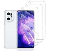 Hhfcryst Protector de Hidrogel Protector para Oppo Find X5 Pro, 3 Piezas TPU Protectores de Pantalla HD Transparente Suave (Vidrio no templado)