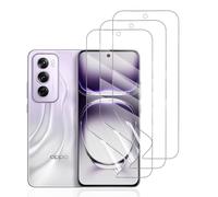 Hhfcryst Protector de Hidrogel Protector para Oppo Reno12 Pro, 3 Piezas TPU Protectores de Pantalla HD Transparente Suave (Vidrio no templado)