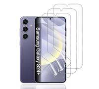 Hhfcryst Protector de Hidrogel Protector para Samsung Galaxy S24+, 3 Piezas TPU Protectores de Pantalla HD Transparente Suave (Vidrio no templado)