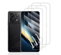 Hhfcryst Protector de Hidrogel Protector para Xiaomi Poco F6Pro, 3 Piezas TPU Protectores de Pantalla HD Transparente Suave (Vidrio no templado)