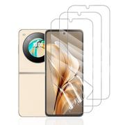 Hhfcryst Protector de Hidrogel Protector para ZTE nubia Flip, 3 Piezas TPU Protectores de Pantalla HD Transparente Suave (Vidrio no templado)