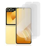 Hhfcryst Protector de Pantalla de Hidrogel Mate para Samsung Galaxy Z Flip 6/Flip 5/Flip 4, Protector de Pantalla de TPU de 3 Piezas Anti-Resplandor, Película de Hidrogel de Alta Sensibilidad