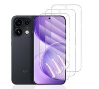 Hhfcryst Protector de pantalla de hidrogel para Oppo Reno16 Pro, 3 unidades de protectores de pantalla de TPU HD transparentes suaves (no templado)