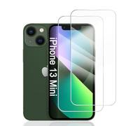 Hhfcryst Protector Pantalla para iPhone 13 Mini, 2 Unidades Cristal Templado, Dureza 9H, No Astilla, Cobertura Total,Transparencia HD