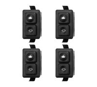 Hhfksci Clip Elevalunas Para E30 E24 E28 Desde 09/1986 61311381205/61 31 1 381 205 4 Piezas Interruptor De Techo Solar De Ventana Eléctrica Iluminado
