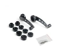 Hhfksci Clip Elevalunas Para Manijas Repuesto Universales 2 Piezas Aleación Aluminio Universal Coche Manual Elevación Ventana Manivela Manija Winder Riser Manivela Riser Kit