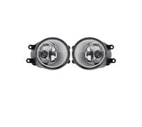 Hhfksci Faros Antiniebla Para Toyota Para Corolla 2007 2008 2009 2010 Faros Antiniebla Conjunto Lámpara LED Cubierta Cromada Rejilla Bisel Delanteros(Halogen fog)