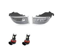 Hhfksci Faros Antiniebla Para Toyota Para Land Para Cruiser Prado 120 2002-2009 Faros Antiniebla LED Delanteros Lente Transparente Lámparas Lámpara Conducción(R,Led)