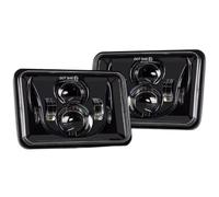 Hhfksci luz Delantero Faro LED De 4x6 Pulgadas Para Suzuki Para DRZ400SM Para DRZ400S Para DRZ400E Haz Sellado Hi-Lo Lámpara Trabajo Alto/bajo Negro