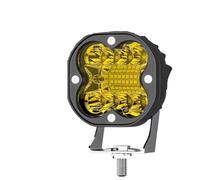 Hhfksci luz Delantero Luces Luz Cuadrada Pequeña Focos De 3 Pulgadas 22LED Trabajo Antiniebla Amarillas Todoterreno Coche LED Conducción