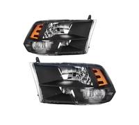 Hhfksci luz Delantero Para Dodge Para Ram 1500 2009 2010 2011 2012 2013 2014 2015 2016 2017 2018 Un Par De Faros Delanteros Parachoques Faro Delantero