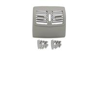 Hhfksci Rejilla Ventilación para Benz para W212 para Clase E E260 E300 E320 E400 12-15 Consola Central Trasera Aire Acondicionado Rejilla Ventilación Marco Salida Cubierta(Standard Gray)