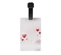 HHGFASD Antlers and Love Eggs - Identificador de equipaje con patrón de huevos de amor, adecuado tanto para hombres como para mujeres, impreso con etiquetas multifuncionales y bonitas