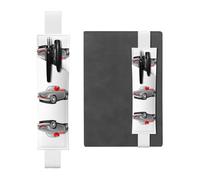 HHGFASD Black A Small Car That Pursues Love Pattern - Estuche de piel de PVC 2 en 1, antideslizante, almacenamiento esencial para cuentas de viaje, White, One Size, Mochila escolar