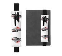 HHGFASD Black A Small Car That Pursues Love Pattern - Estuche de piel de PVC 2 en 1, antideslizante, almacenamiento esencial para cuentas de viaje, Black, One Size, Mochila escolar