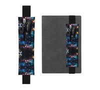 HHGFASD Black Flowers at The River Pattern - Estuche de piel de PVC 2 en 1, antideslizante, almacenamiento esencial para cuentas de viaje, Black, One Size, Mochila escolar