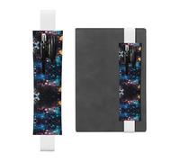 HHGFASD Black Flowers at The River Pattern - Estuche de piel de PVC 2 en 1, antideslizante, almacenamiento esencial para cuentas de viaje, White, One Size, Mochila escolar