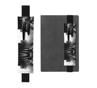 HHGFASD Black Mountain Mist Over The Stone Steps - Estuche de piel de PVC para lápices, marcapáginas, 2 en 1, antideslizante, almacenamiento esencial para cuentas de viaje, Black, One Size, Mochila