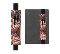 HHGFASD Black The Hard-Working Bee. Estuche de piel de PVC con diseño de marcapáginas, 2 en 1, antideslizante, almacenamiento esencial para cuentas de viaje, Black, One Size, Mochila escolar