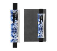 HHGFASD Black The Silent Lion - Estuche de piel de PVC para lápices, marcapáginas, 2 en 1, antideslizante, esencial para cuentas de viaje, Black, One Size, Mochila escolar