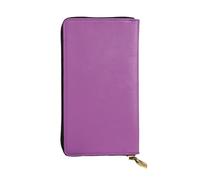 HHGFASD Cartera larga de cuero con patrón de color melocotón, cómodo y ligero, cierre de cremallera para guardar monedas y tarjetas de crédito.