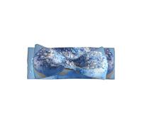 HHGFASD Diadema con lazo para bebé con patrón de dona azul, suave, agradable al tacto y elástica para bebés de 0 a 6 meses