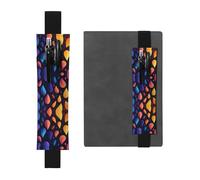 HHGFASD Estuche de piel de PVC con diseño de gotas de lluvia negras en la pantalla, 2 en 1, antideslizante, almacenamiento esencial para cuentas de viaje, Black, One Size, Mochila escolar