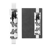 HHGFASD Estuche de piel de PVC con diseño de perro extraño, 2 en 1, antideslizante, esencial para cuentas de viaje, White, One Size, Mochila escolar