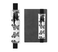 HHGFASD Estuche de piel de PVC con diseño de perro extraño, 2 en 1, antideslizante, esencial para cuentas de viaje, Black, One Size, Mochila escolar