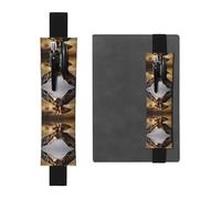 HHGFASD Estuche de piel de PVC con patrón de buitre de serpiente voladora, 2 en 1, antideslizante, esencial para cuentas de viaje, Black, One Size, Mochila escolar