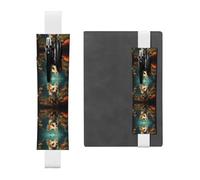 HHGFASD Estuche para lápices de piel de PVC con patrón de perro pequeño, 2 en 1, antideslizante, esencial para cuentas de viaje, White, One Size, Mochila escolar