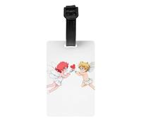 HHGFASD Identificador de equipaje con patrón de elfo de amor, adecuado tanto para hombres como para mujeres, impreso con etiquetas multifuncionales y bonitas