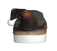 HHGFASD Sombrero de Navidad con patrón de gatitos que esperan para adultos, el material es suave y ligero