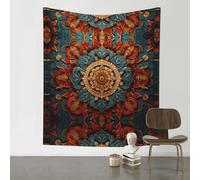 HHGFASD Tapiz decorativo de 60 x 51 pulgadas, diseño de corona con el sentido de la historia, suave, duradero, agradable al tacto, ligero, para colgar en la pared para uso en interiores y exteriores