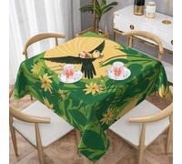 HHGFASD The Flying Bird - Mantel decorativo cuadrado de 54 x 54 pulgadas, impermeable, resistente a las arrugas, reutilizable para cafeterías, bufés, picnics, bodas, fiestas