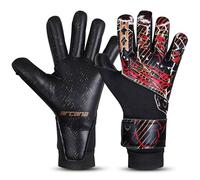 HHH Guantes de Portero de fútbol niños, jóvenes, Adultos y Hombres Guantes de Portero Profesionales de látex de 4 mm con absorción de Impactos y Palmas de Gran Agarre con Corte Gecko