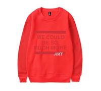 HHHHGDN Amy Macdonald We Could Be So Much More Sudadera con Capucha, la Moda Regalo para Fanáticos De La Música,Rojo,XXS