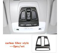 HhhhhYf Marco Lámpara Lectura Automóvil Decoración Cubierta para BMW X6 F16 2015 2016 2017-2018,Pegatina Embellecedora Accesorios de Interior de Coche,Black