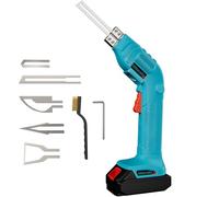 HHieratic Cuchillo caliente inalámbrico con batería, kit de cortador eléctrico de espuma de poliestireno con control de temperatura máximo 500.0 °C, cuchillo caliente de 150 W con 6 cuchillas para