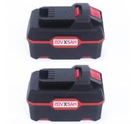 HHiMXPO Pack de Dos 20V 5.0Ah Reemplazo Li-Ion Battery Packs Compatible con Parkside 20V Herramienta inalámbrica