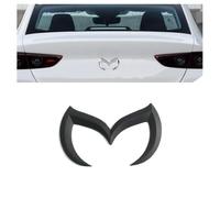 HHIOPL Coche Emblema para Mazda 2 3 6 8 Atenza CX-30 CX-50 CX-60 MX-5 CX-3 CX-5 CX-7, Insignia Pegatina Parrilla Delantera Coche Emblema Decorativo Insignia Capó Pegatinas Maletero Calcom(Color:Negro)