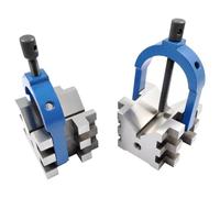 HHIP 3402-0112 Mulit-USE V-Blocks & Clamps - Juego de abrazaderas, 6,35 x 6,35 x 5 cm