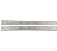 HHIP 4906-0206 36 x 1-1/8 pulgadas 4R Regla rígida graduaciones 1/8, 1/16, 1/32 y 1/64