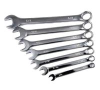 HHIP 7023-1102 - Juego de llaves combinadas de 7 piezas, 1/4 a 5/8 pulgadas, acero al cromo vanadio